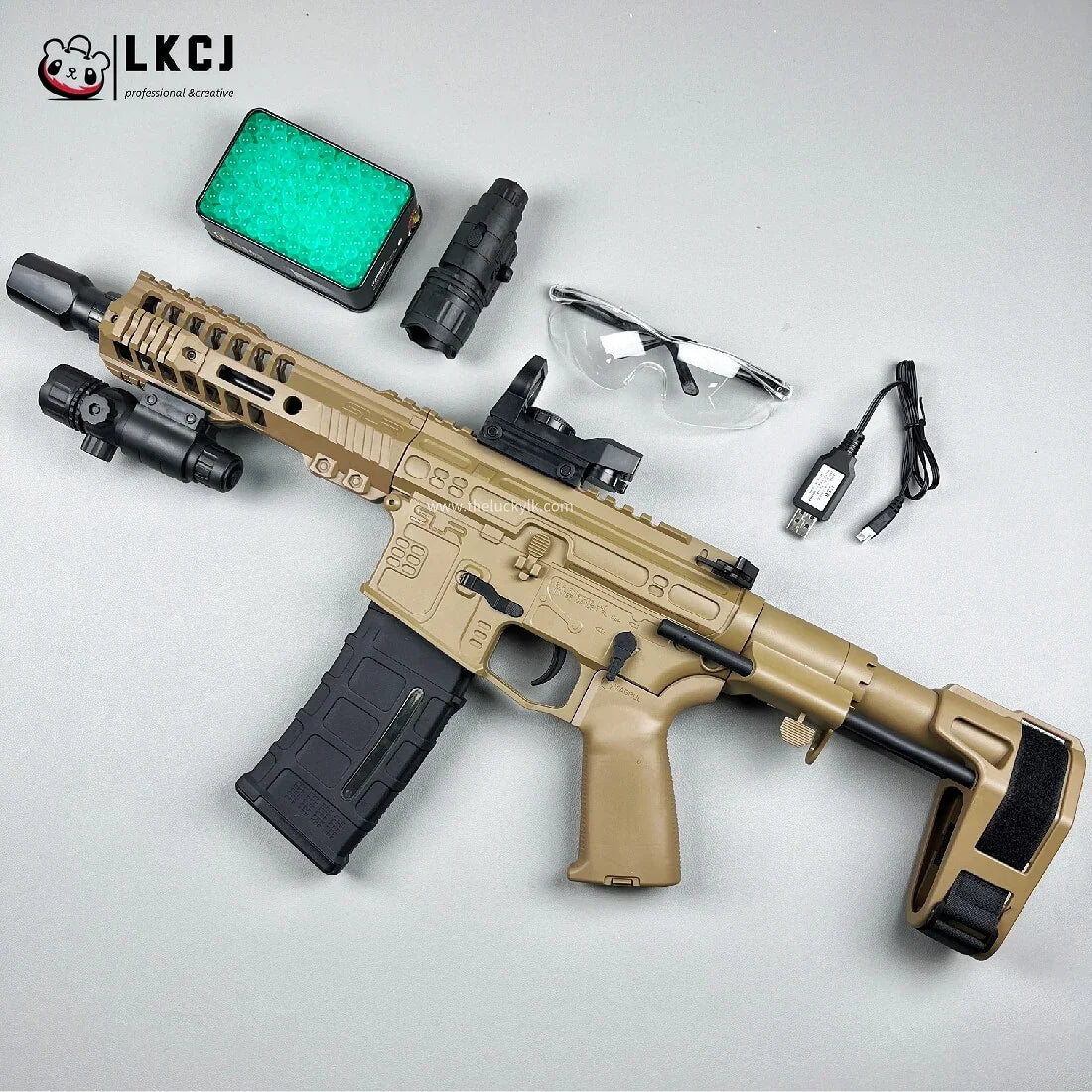 SLR Gel Blaster 2.0 With Forward And Backward Movable Bolt LKCJ