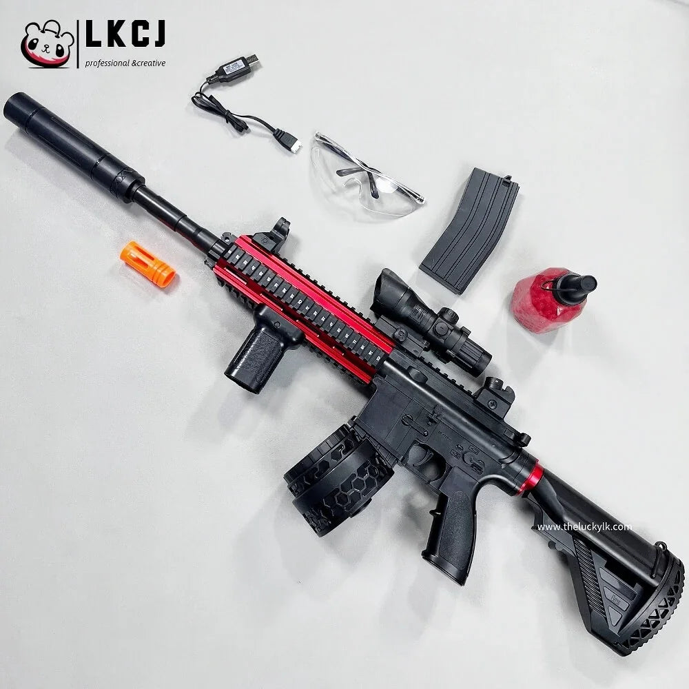 Exquisite Graffiti M416 Gel Blasters 25M Shoot Range With 2 Mags LKCJ