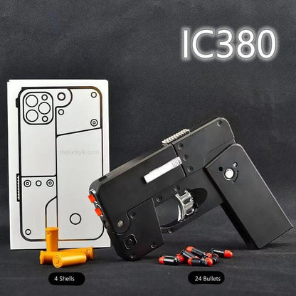 New Creative Foldable Phone Shape Pistol Nerf Toy Gun LKCJ