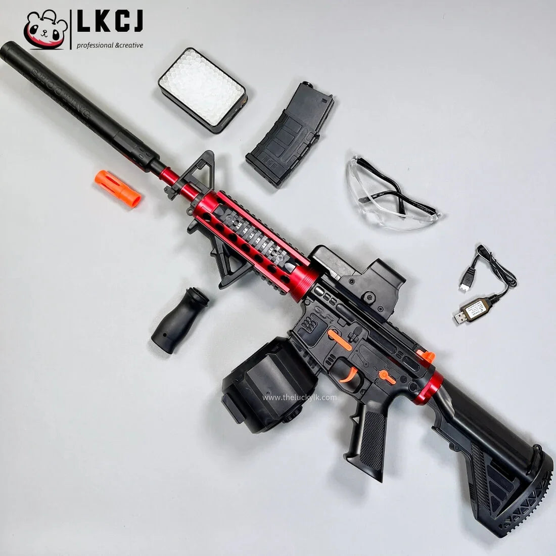 Exquisite Graffiti M416 Gel Blasters 25M Shoot Range With 2 Mags LKCJ