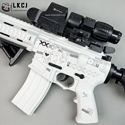 Exquisite Graffiti M416 Gel Blasters 25M Shoot Range With 2 Mags LKCJ