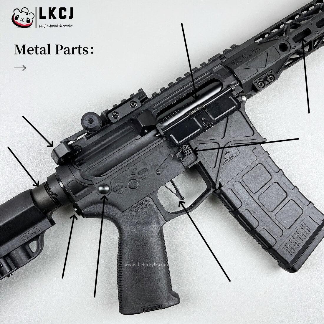 BD556 Gel Blaster With Forward And Backward Movable Bolt