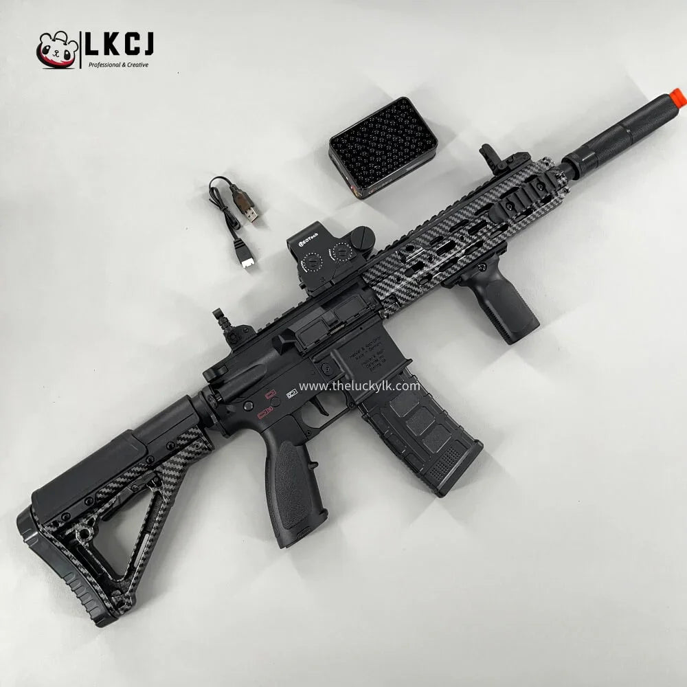Carbon Fiber HK416D Gel Blaster With SMR Handguard