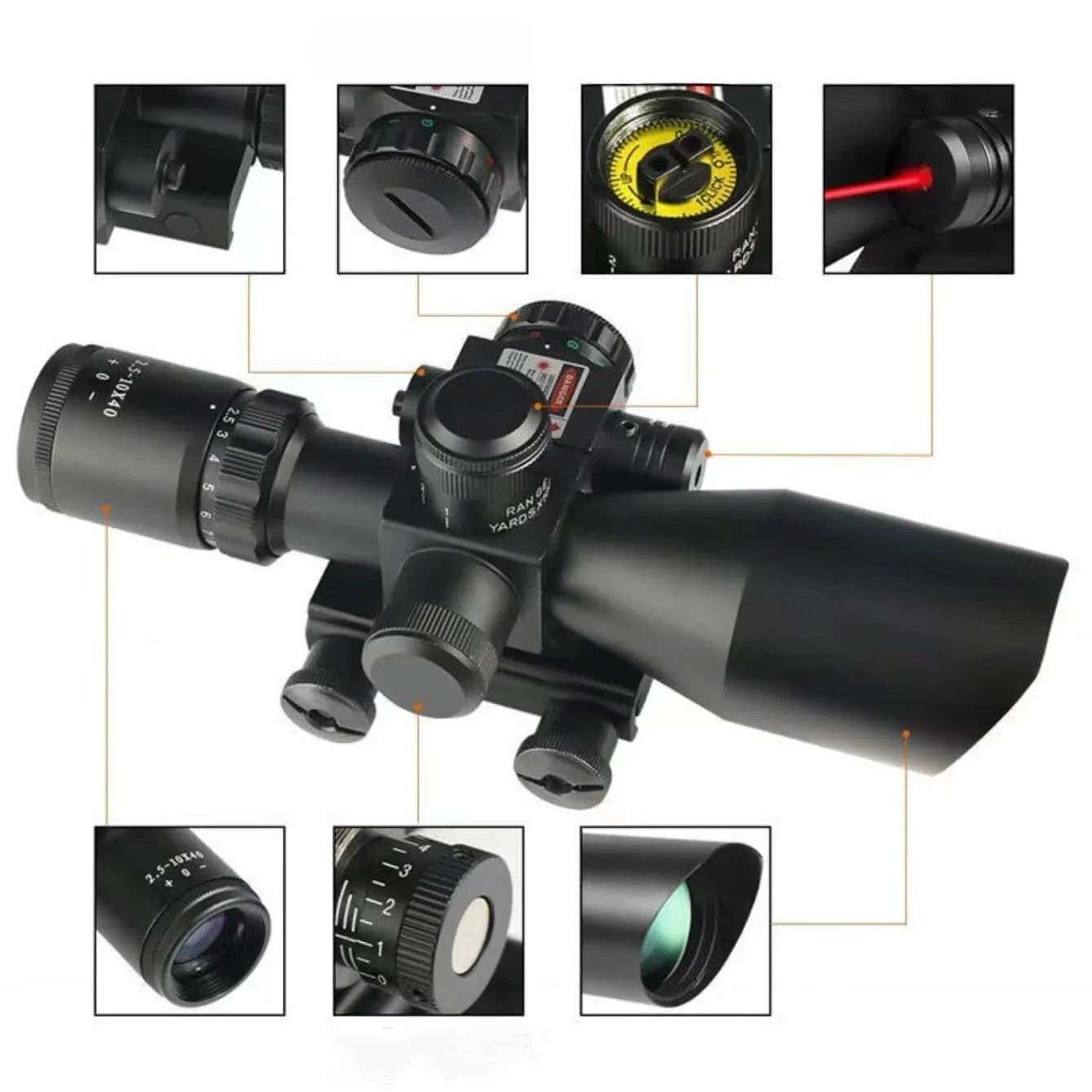 New Multi-Scope All-metal Design For Toy Guns LKCJ