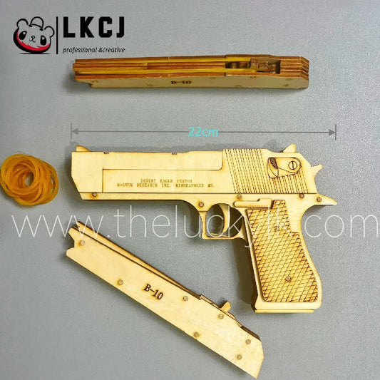 Desert Eagle Pistol  - Wooden DIY Toy LKCJ