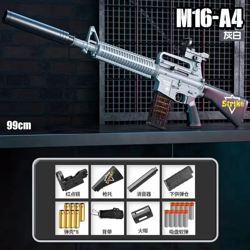M416 Shell Ejecting Soft Bullet Rifle Gun (Assault Rifle/AR) LKCJ