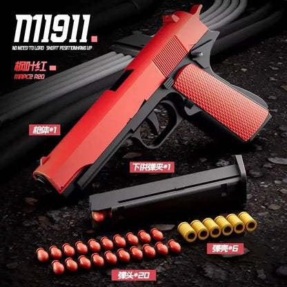New Plastic EVA Foam Darts Bullets Gun Aim Train Handgun Air Gun Sniper LKCJ